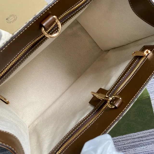 Gucci Ophidia Sac Tote Beige et Brun GG Monogram 2