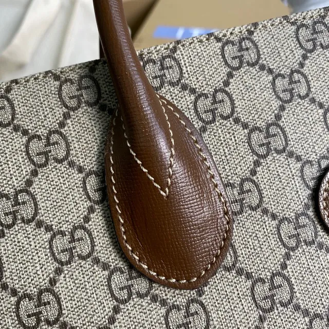 Gucci Ophidia Sac Tote Beige et Brun GG Monogram 5