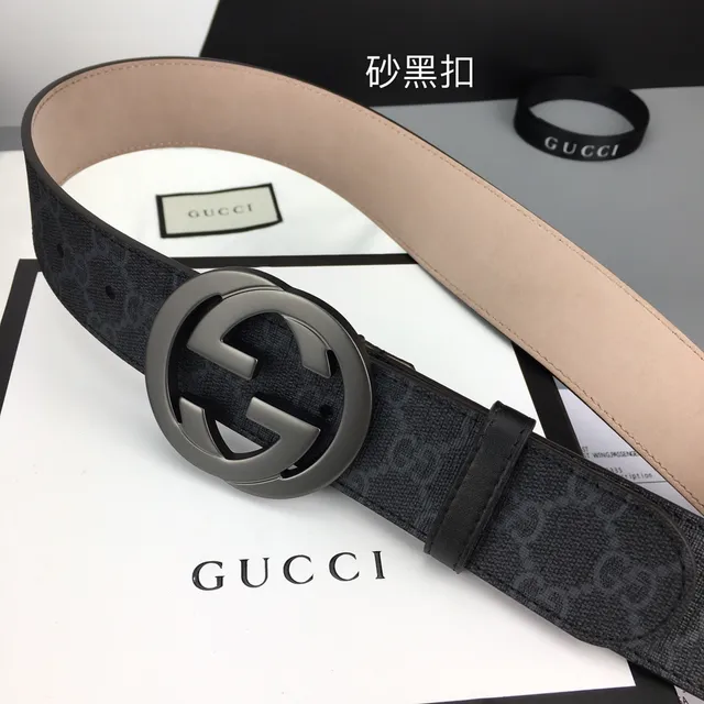 Gucci Ophidia Noir Beige GG Monogram Toile Interlocking G Boucle Cuir 9