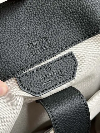 Gucci Ophidia Embossé GG Monogram Sac à dos Décontracté Noir 2