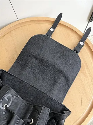 Gucci Ophidia Embossé GG Monogram Sac à dos Décontracté Noir 5
