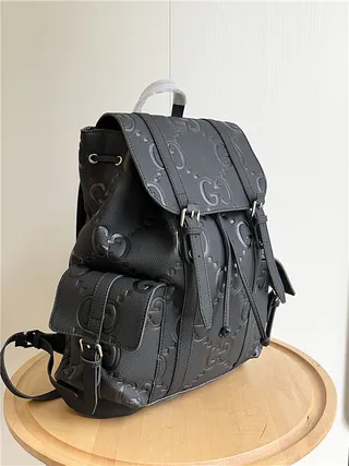 Gucci Ophidia Embossé GG Monogram Sac à dos Décontracté Noir 9