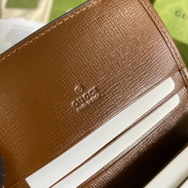 Gucci Ophidia GG Toile et Cuir Portefeuille Court 4