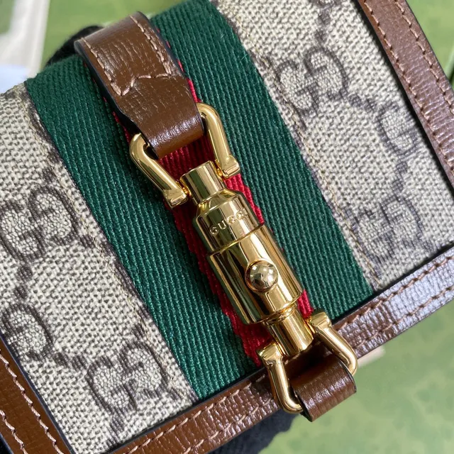 Gucci Ophidia GG Toile et Cuir Portefeuille Court 7