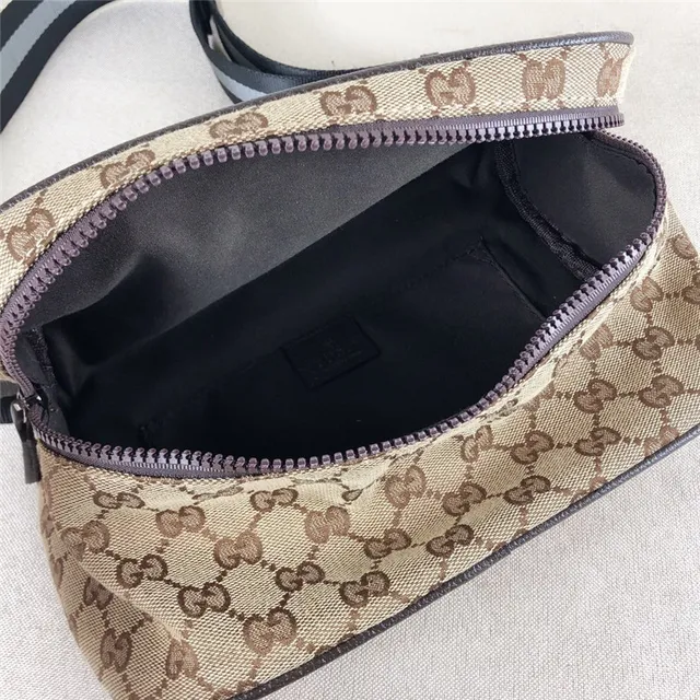 Gucci Ophidia GG Monogram Beige and Brown Crossbody Bag 10