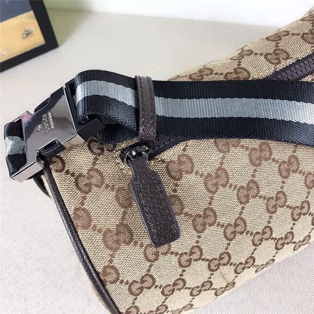 Gucci Ophidia GG Monogram Beige and Brown Crossbody Bag 11