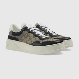 Gucci Rhyton Beige and Black GG Monogram Lifestyle Sneakers