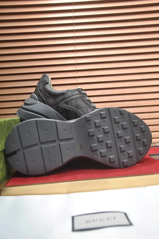 Gucci Rhyton Gray Monogram Lifestyle Sneakers 2