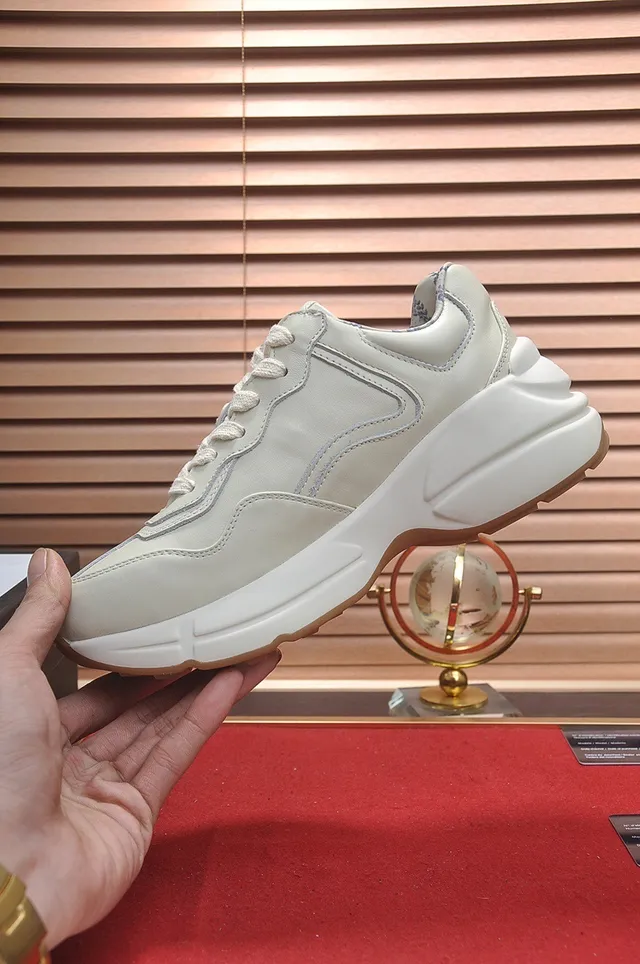 Gucci Rhyton Off-White and Black Chunky Sneakers 6