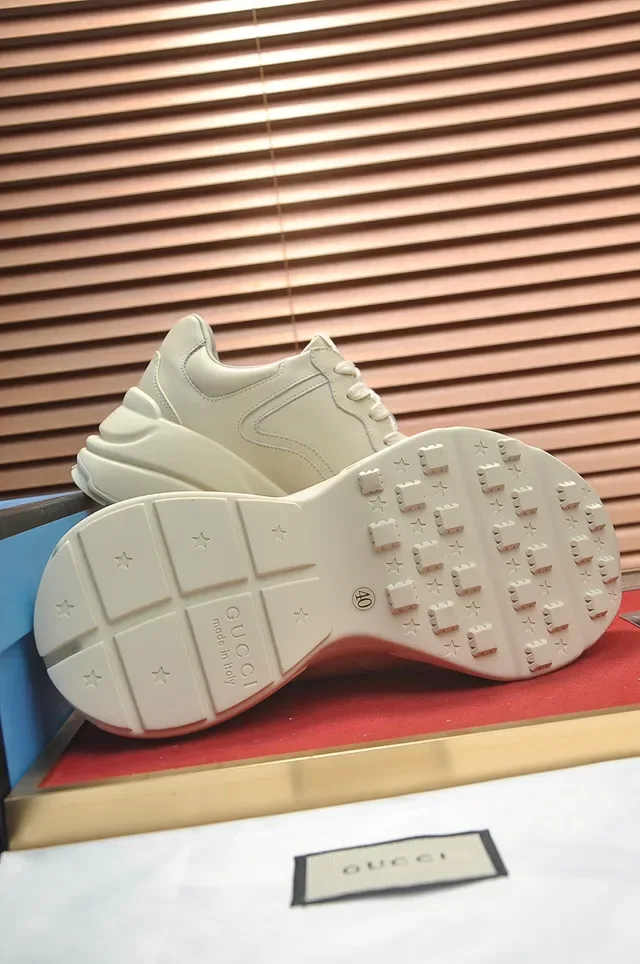 Gucci Screener Thank Print Off-White sneakers chunky 2