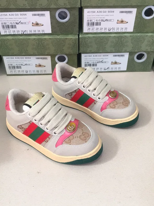 Gucci Tennis 1977 Beige Blue Red Green Striped Lifestyle Sneakers 4