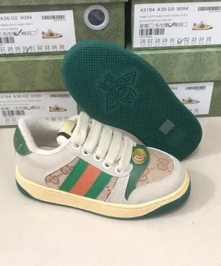 Gucci Tennis 1977 Beige Blue Red Green Striped Lifestyle Sneakers 14