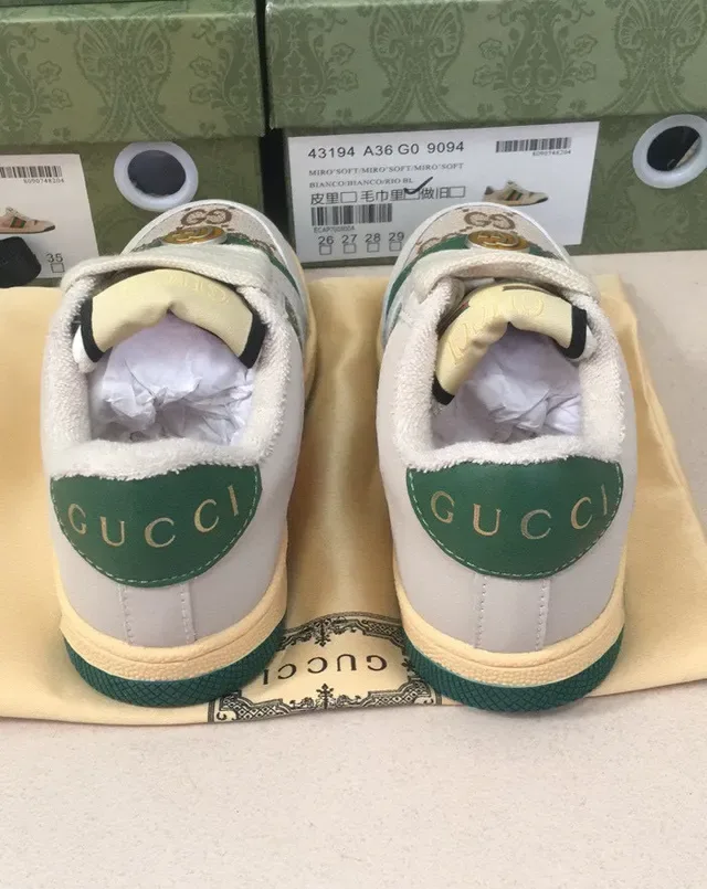 Gucci Tennis 1977 Beige Blue Red Green Striped Lifestyle Sneakers 16