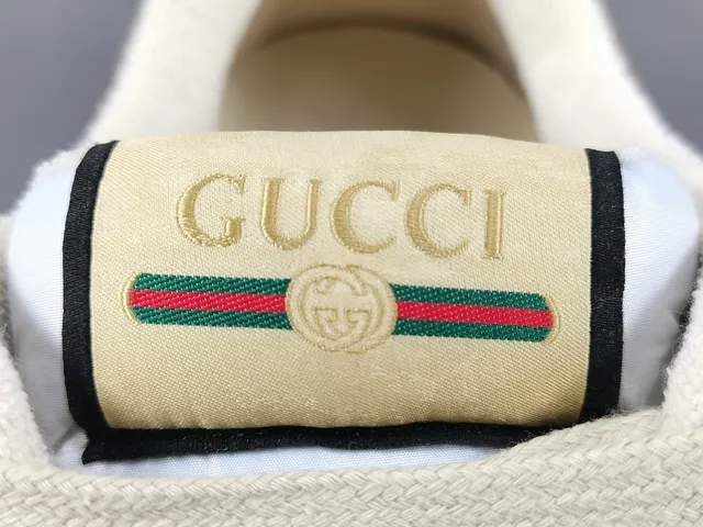 Gucci Tennis 1977 Beige Pink Green Web Lifestyle Sneakers 5