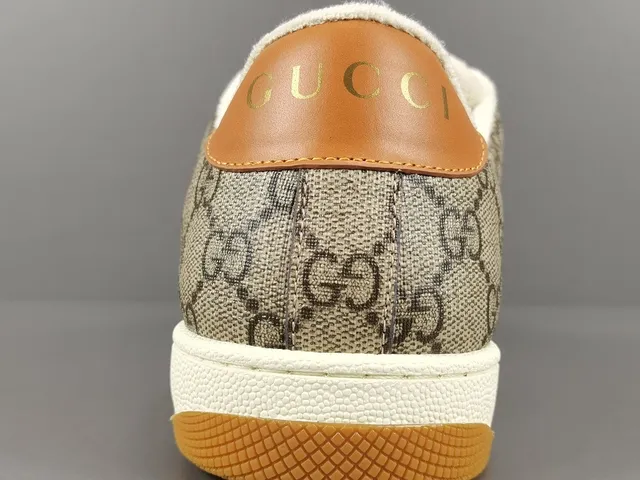 Gucci Tennis 1977 Beige Pink Green Web Lifestyle Sneakers 7