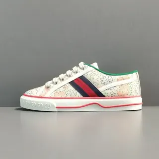 Gucci Tennis 1977 Floral Print Canvas Lifestyle Sneakers