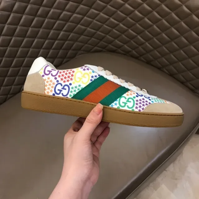 Gucci Tennis 1977 Sneakers Lifestyle Multicolores avec Impression GG 2