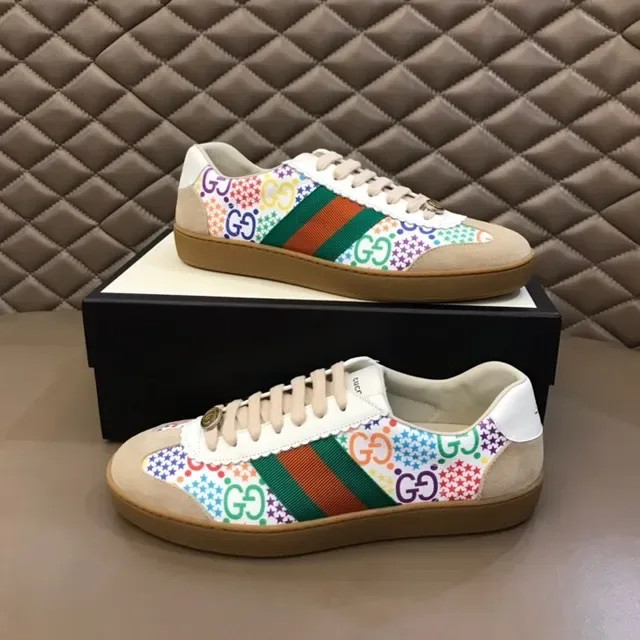 Gucci Tennis 1977 Sneakers Lifestyle Multicolores avec Impression GG 3
