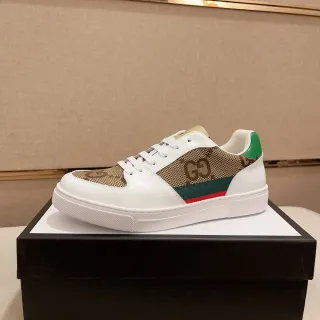 Gucci Tennis 1977 White Beige Green Red Lifestyle Sneakers