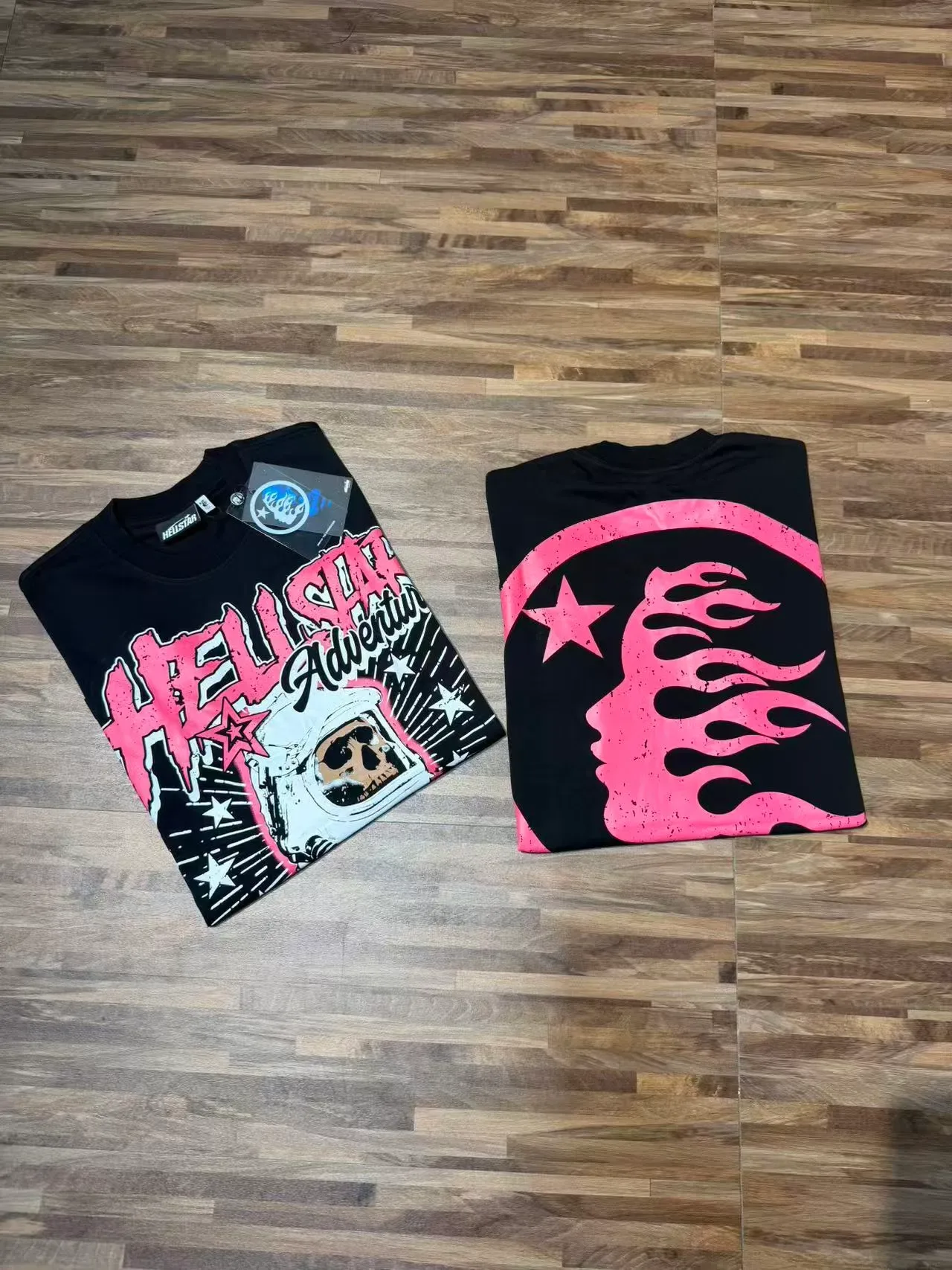 Hellstar Adventure Astronaut Skull Graphic Black T-Shirt 2
