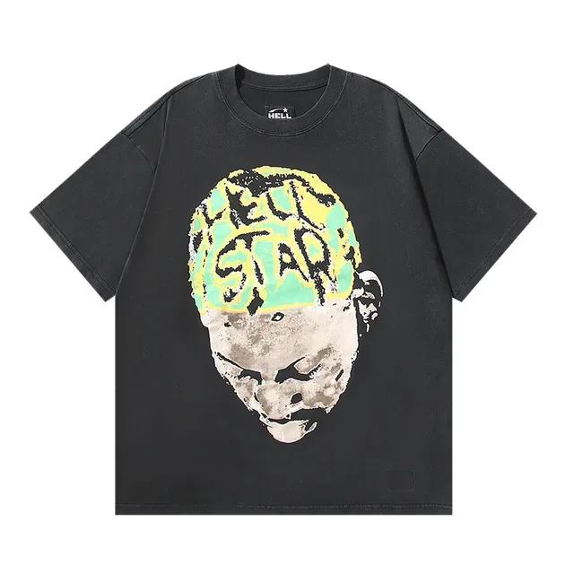 Hellstar Bad Boy Hello Star ग्राफिक ओवरसाइज्ड टी-शर्ट 5
