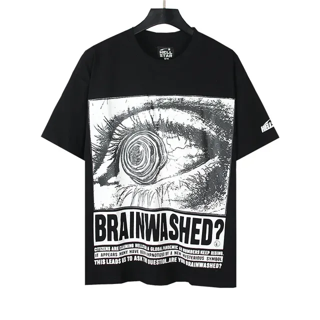 Hellstar Brainwashed? Graphic Print Oversized T-Shirt 4