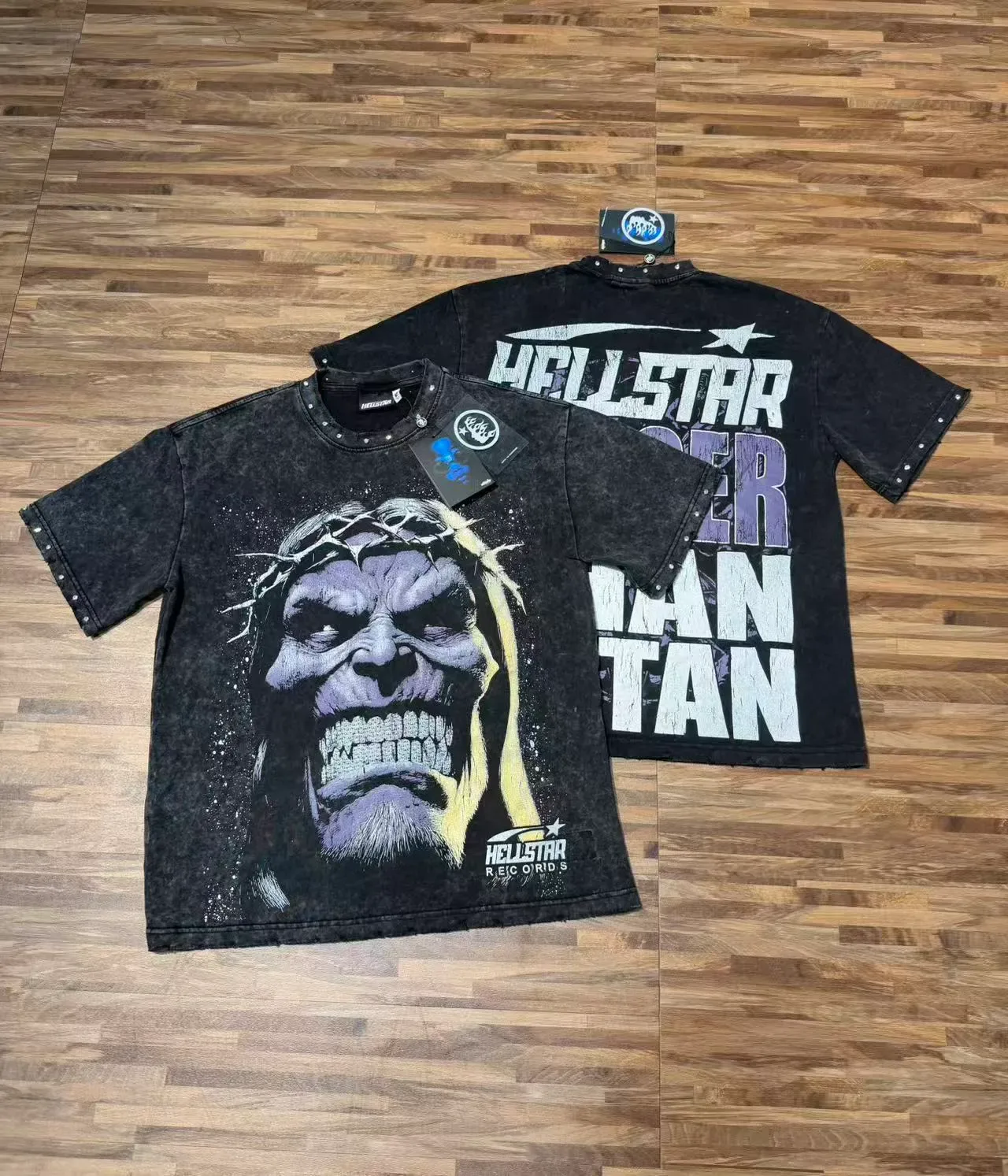 Hellstar Crowned Skull and Bigger Graphic T-Shirt 3