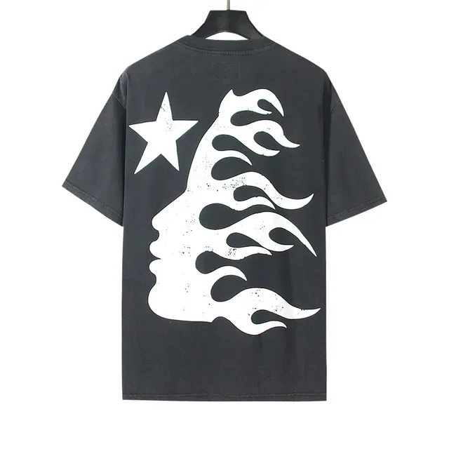 Hellstar Oversized Distressed Graphic Print Black T-Shirt 6