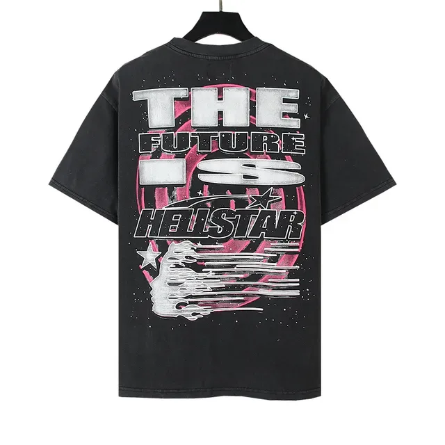 Hellstar The Future Is Hellstar ओवरसाइज़्ड ग्राफिक टी-शर्ट 4