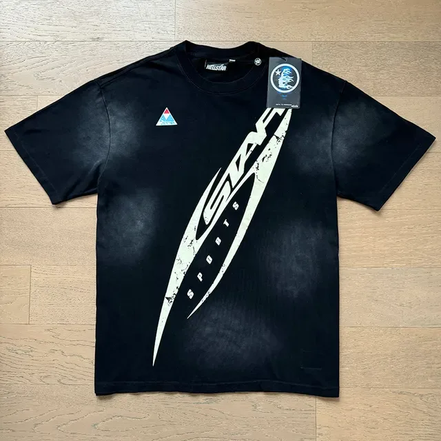 Helstar Star Graphic Distressed কালো ট্র্যাকস্যুট 4