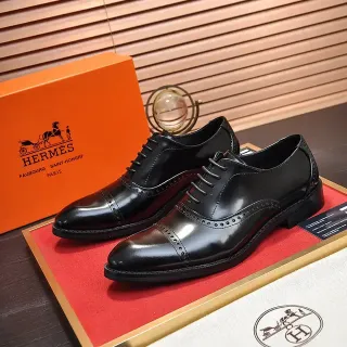 Hermès Cap-Toe Brogue Oxford Shoes