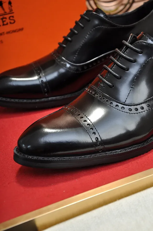 Hermès Zapatos Oxford Brogue con Punta 3