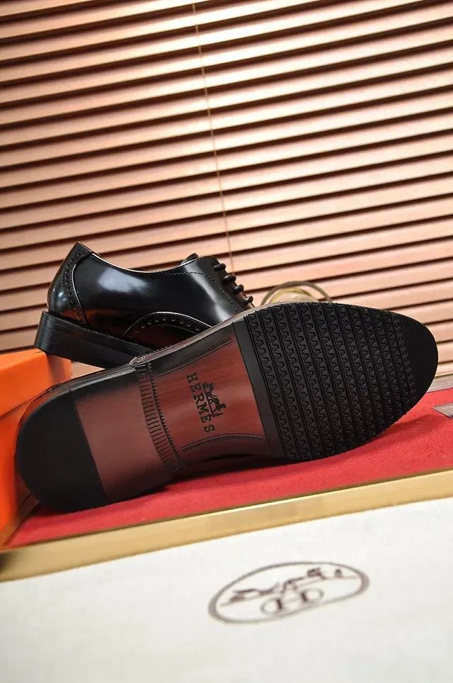 Hermès Zapatos Oxford Brogue con Punta 4