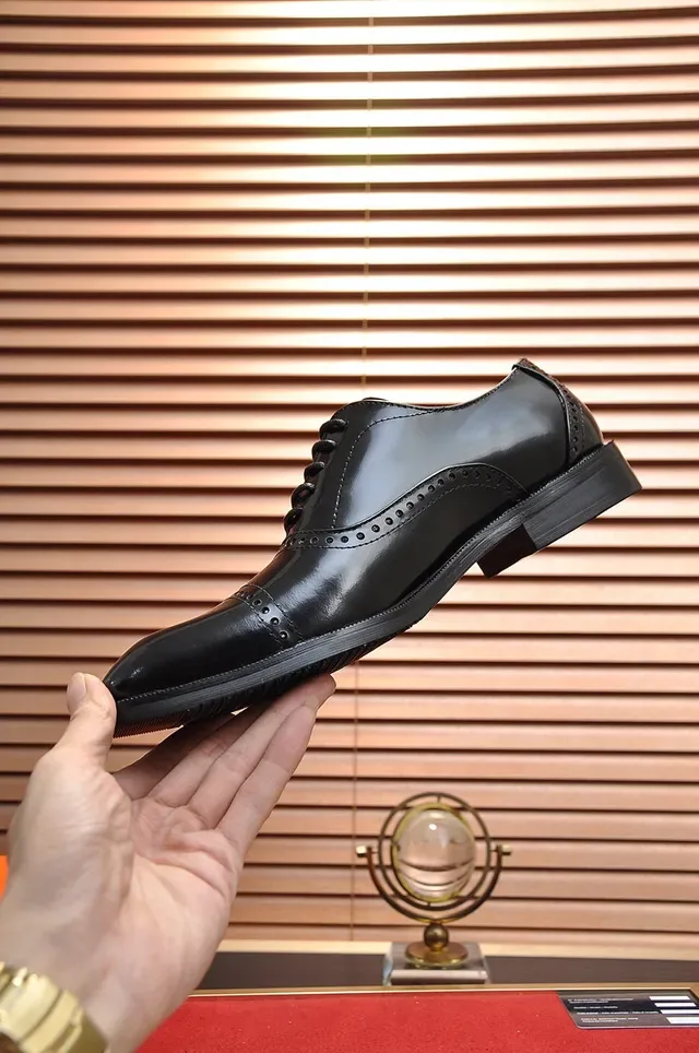 Hermès Zapatos Oxford Brogue con Punta 6