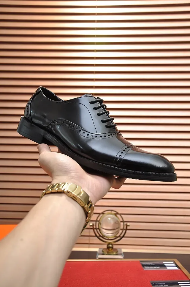 Hermès Zapatos Oxford Brogue con Punta 7