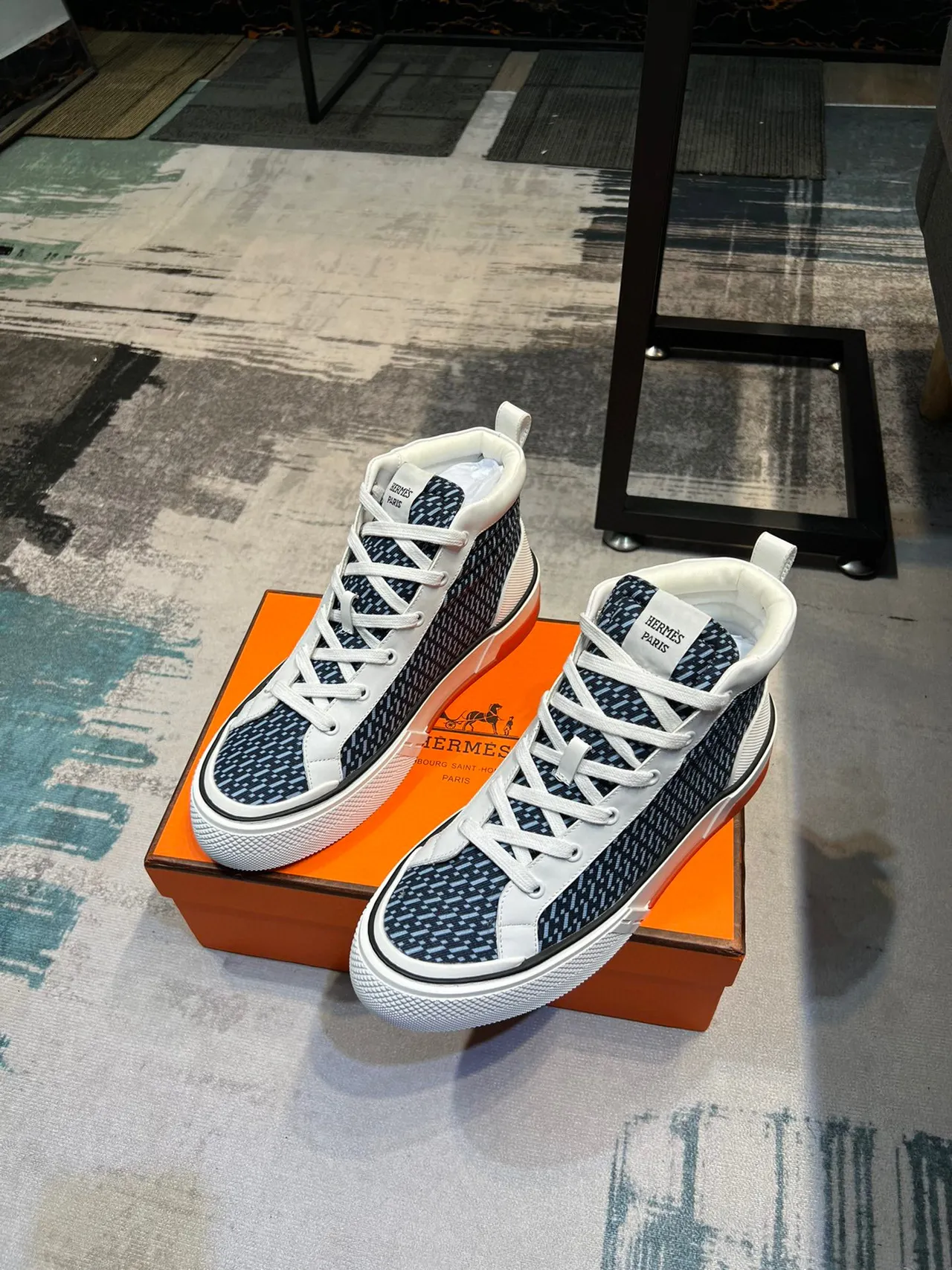 Hermès Oran Zapatillas Lifestyle Navy y Blanco de Alto 5