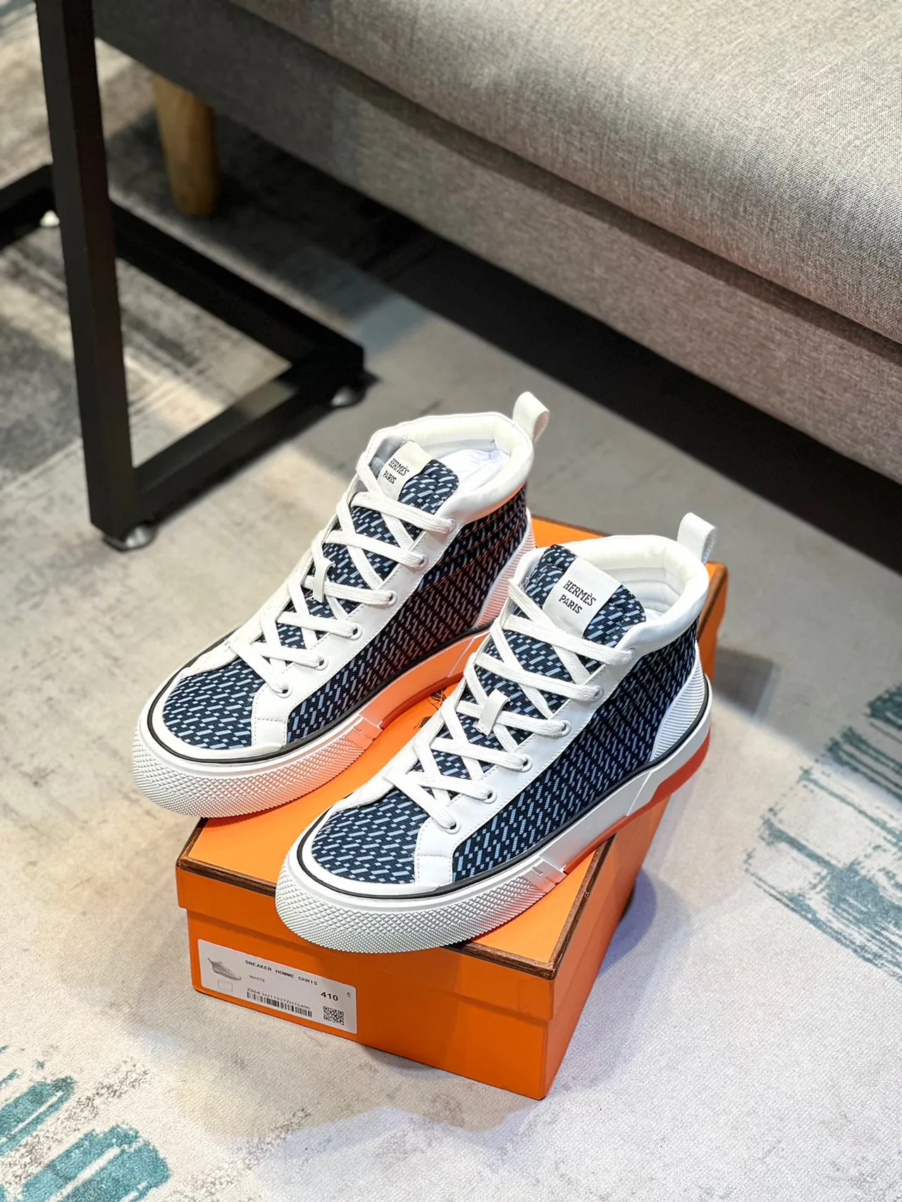 Hermès Oran Zapatillas Lifestyle Navy y Blanco de Alto 6
