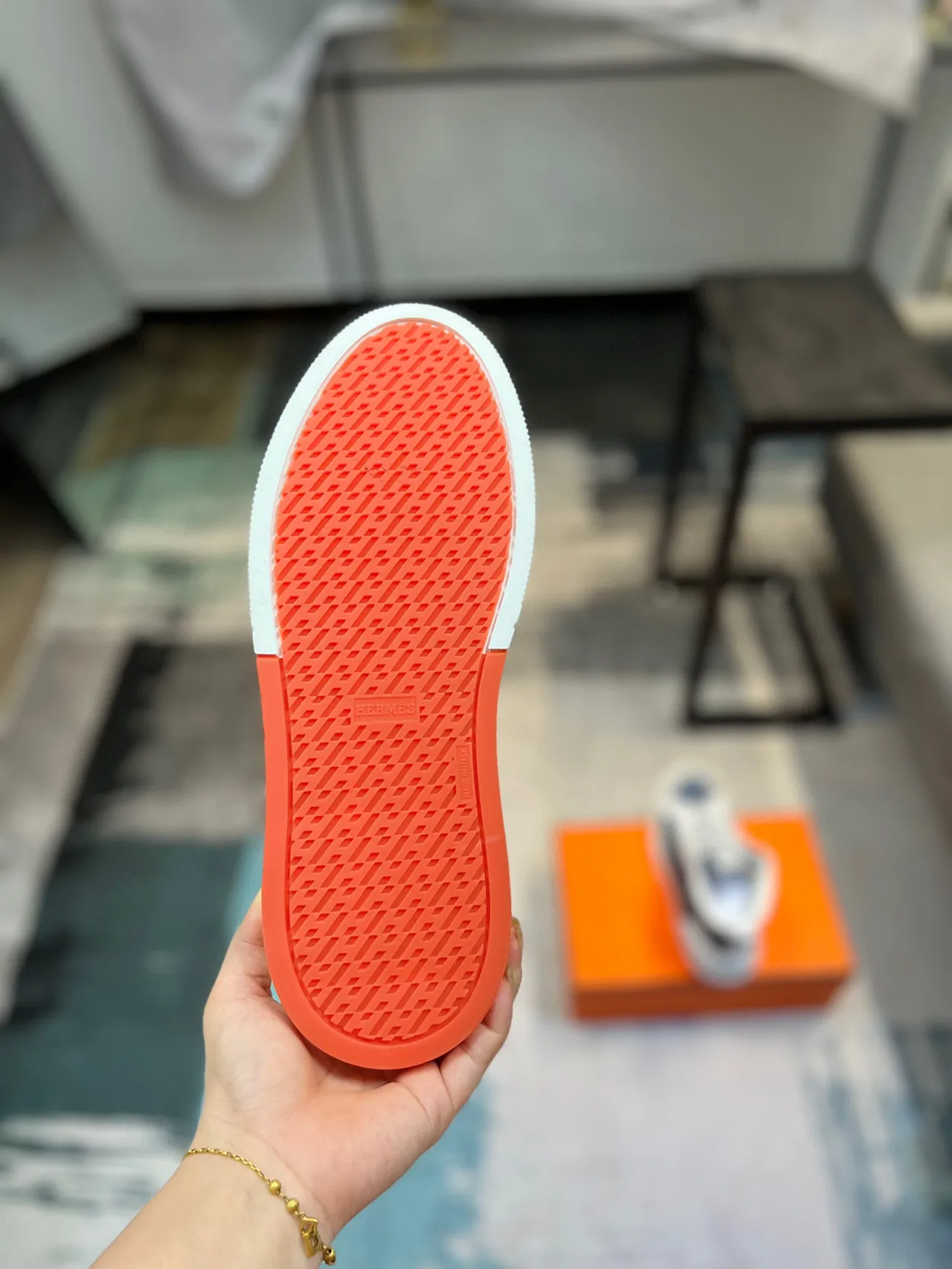 Hermès Oran Zapatillas Lifestyle Navy y Blanco de Alto 9