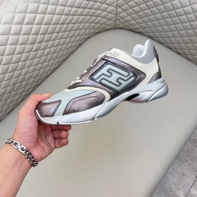 Hermès Oran iridescent mauve sneakers lifestyle 4