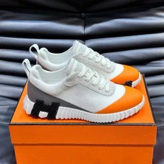 Hermès Oran Sneaker White Orange Gray Black Lifestyle Sneakers