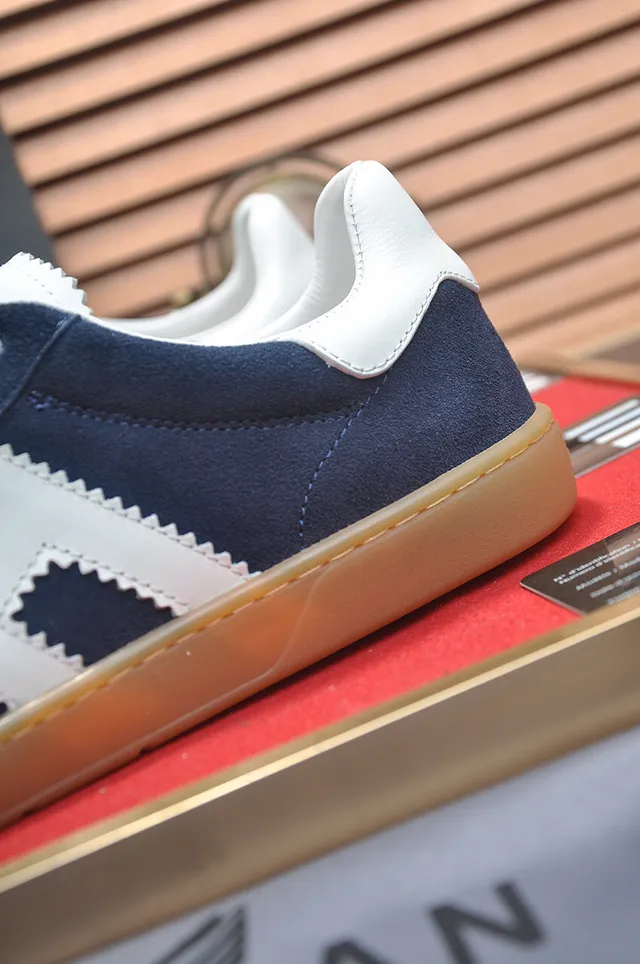 Hogan Navy White Suede H-Panel Chaussures Lifestyle 9
