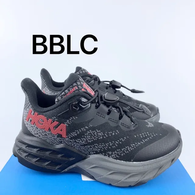 Hoka Tênis de corrida com upper de knit engenheirado superior, midsole chunky cushionado roxo rosa 6