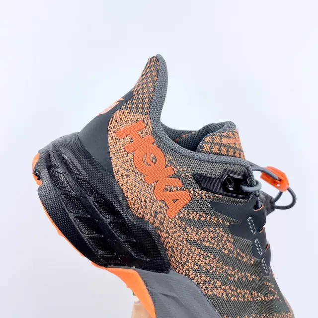 Hoka Tênis de corrida com upper de knit engenheirado superior, midsole chunky cushionado roxo rosa 20