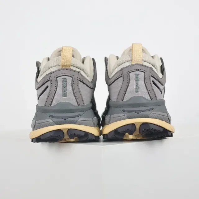 Hoka Speedgoat Gray and Yellow GORE-TEX Trail Running Shoes 8