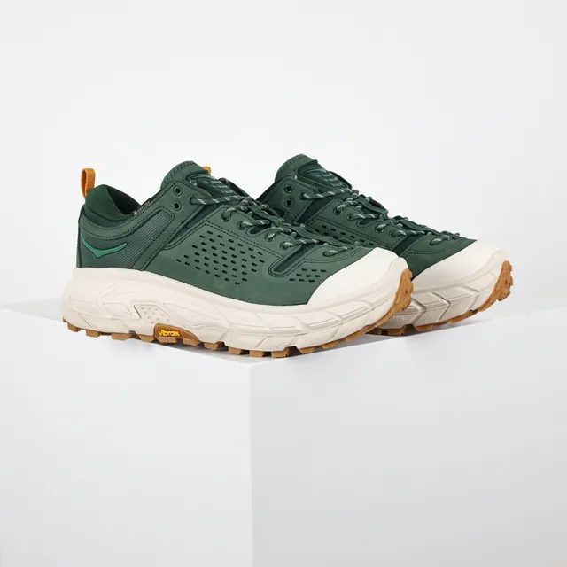 Hoka Speedgoat Vert Beige Empeigne Perforée Semelle Intermédiaire Off-White Chaussures de Running 3