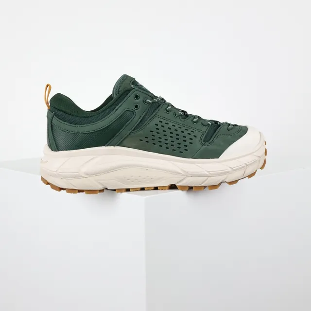Hoka Speedgoat Vert Beige Empeigne Perforée Semelle Intermédiaire Off-White Chaussures de Running 7