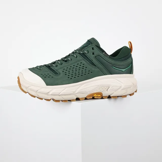 Hoka Speedgoat Vert Beige Empeigne Perforée Semelle Intermédiaire Off-White Chaussures de Running 9
