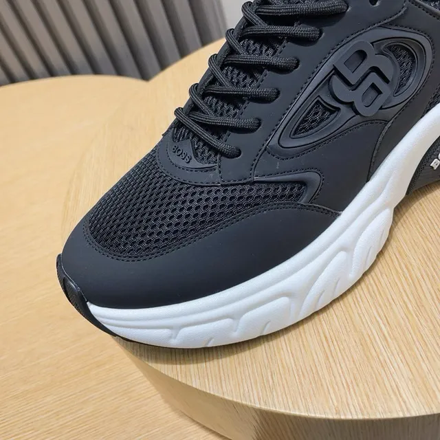 Hugo Boss Runner Black and White Chunky Sneakers 8
