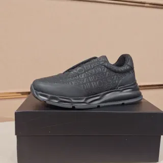 Hugo Boss Speed Trainer Monogrammed Slip-On Chunky Sneakers