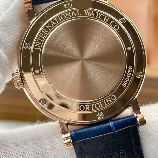 Montre IWC Portofino Automatique Cadran Bleu Sunburst Mécanique 5